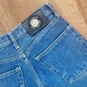 Versace Jeans Utility High Waisted Jean Dark Wash Denim- Size 25